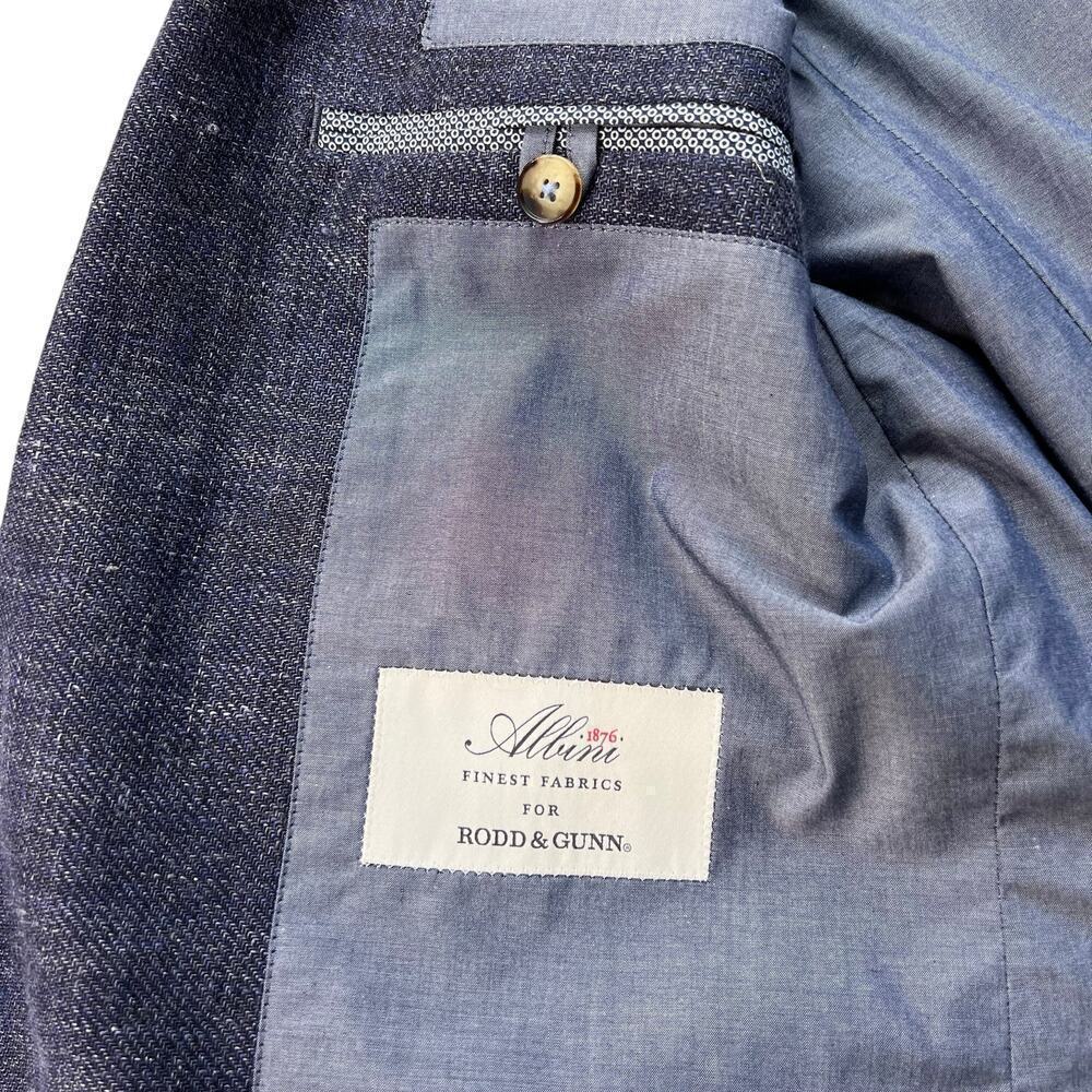 New Men’s Rodd & Gunn Cove Road Linen Blend Blazer Size S - Picture 5 of 12
